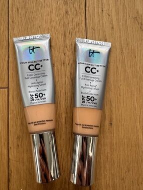 it cosmetics CC+ Color Correcting Full Coverage Cream in Light/Medium (pair)